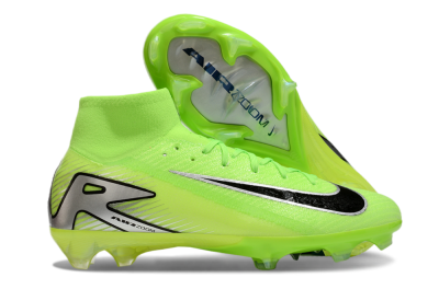 Nike Air Zoom Mercurial Superfly 10 Academy FG High-Tops Soccer Cleats - Yellow/Black/Silver