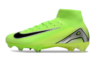 Nike Air Zoom Mercurial Superfly 10 Academy FG High-Tops Soccer Cleats - Yellow/Black/Silver