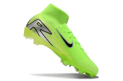 Nike Air Zoom Mercurial Superfly 10 Academy FG High-Tops Soccer Cleats - Yellow/Black/Silver