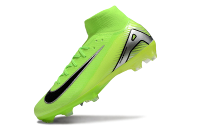 Nike Air Zoom Mercurial Superfly 10 Academy FG High-Tops Soccer Cleats - Yellow/Black/Silver