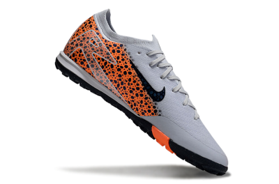 Nike Air Zoom Mercurial Vapor 16 Elite TF Low-Tops Soccer Shoes - Grey/Black/Orange
