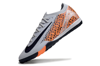 Nike Air Zoom Mercurial Vapor 16 Elite TF Low-Tops Soccer Shoes - Grey/Black/Orange