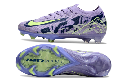 Nike Air Zoom Mercurial Vapor 16 Elite FG Low-Tops Soccer Cleats - Purple/Yellow/White