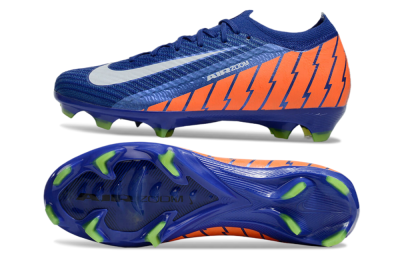 Nike Air Zoom Mercurial Vapor 16 Elite FG Low-Tops Soccer Cleats - Blue/White/Orange
