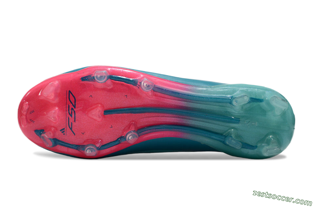 Adidas F50+ Elite FG Low-Tops Soccer Cleats - Jade/Pink/White 6