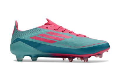 Adidas F50+ Elite FG Low-Tops Soccer Cleats - Jade/Pink/White