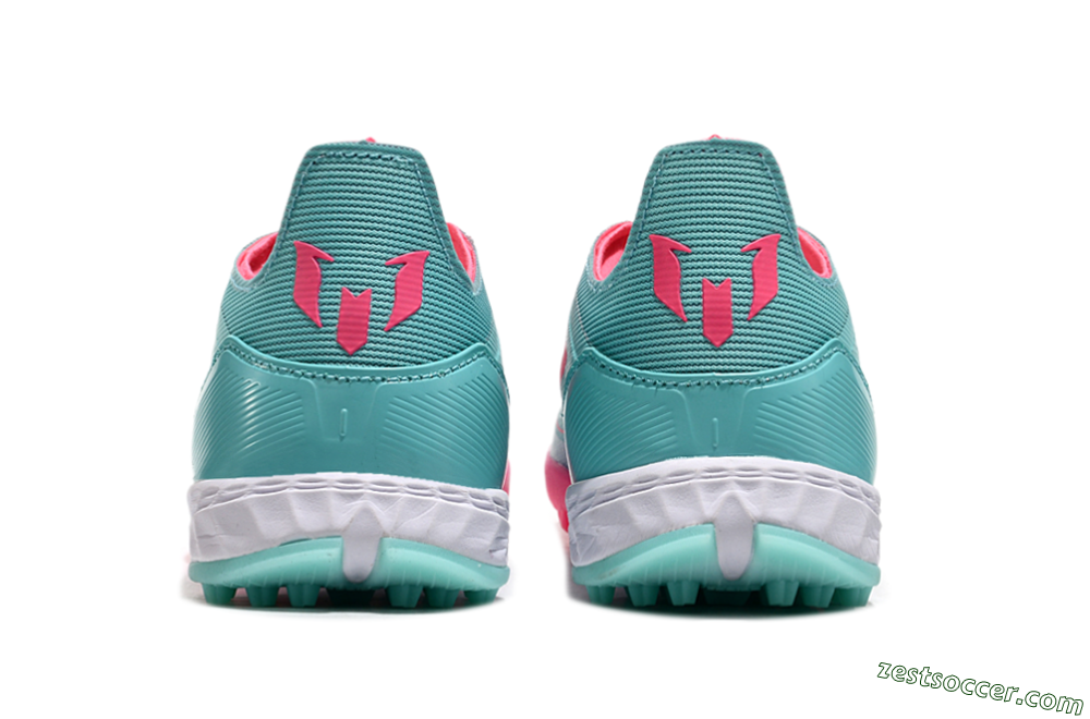 Adidas F50 Elite TF Low-Tops Soccer Shoes - Jade/Pink/White 5