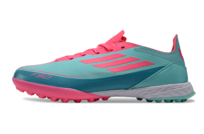 Adidas F50 Elite TF Low-Tops Soccer Shoes - Jade/Pink/White