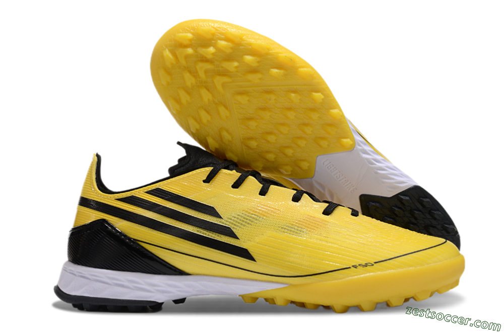 Adidas F50 Pro TF Low-Tops Soccer Shoes - Yellow/Black/White 0