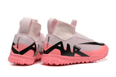 Nike Air Zoom Mercurial Superfly 9 Elite TF High-Tops Soccer Shoes - Pink/Black