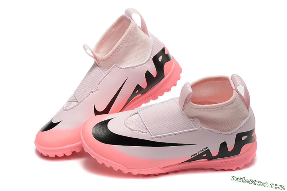 Nike Air Zoom Mercurial Superfly 9 Elite TF High-Tops Soccer Shoes - Pink/Black 6