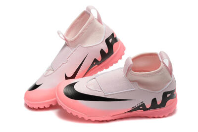 Nike Air Zoom Mercurial Superfly 9 Elite TF High-Tops Soccer Shoes - Pink/Black