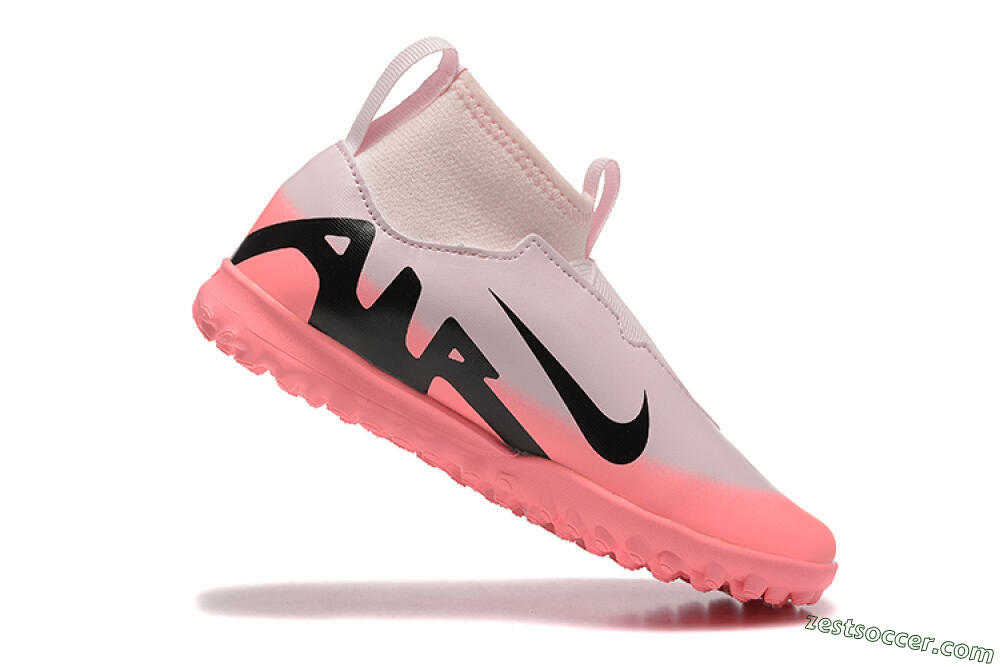 Nike Air Zoom Mercurial Superfly 9 Elite TF High-Tops Soccer Shoes - Pink/Black 7