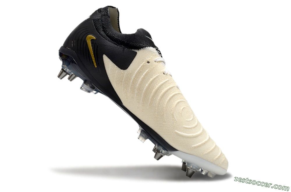 Nike Phantom Luna Elite SG Low-Tops Soccer Cleats - Beige/Black/Gold 4