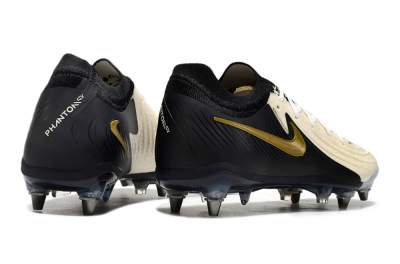 Nike Phantom Luna Elite SG Low-Tops Soccer Cleats - Beige/Black/Gold