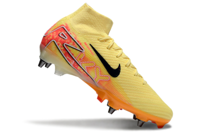 Nike Air Zoom Mercurial Superfly 10 Elite SG High-Tops Soccer Cleats - Yellow/Black/Red