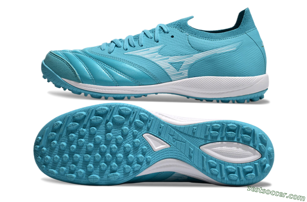 Mizuno Morelia Neo Sala M8 TF Low-Tops Soccer Shoes - Jade/White 1