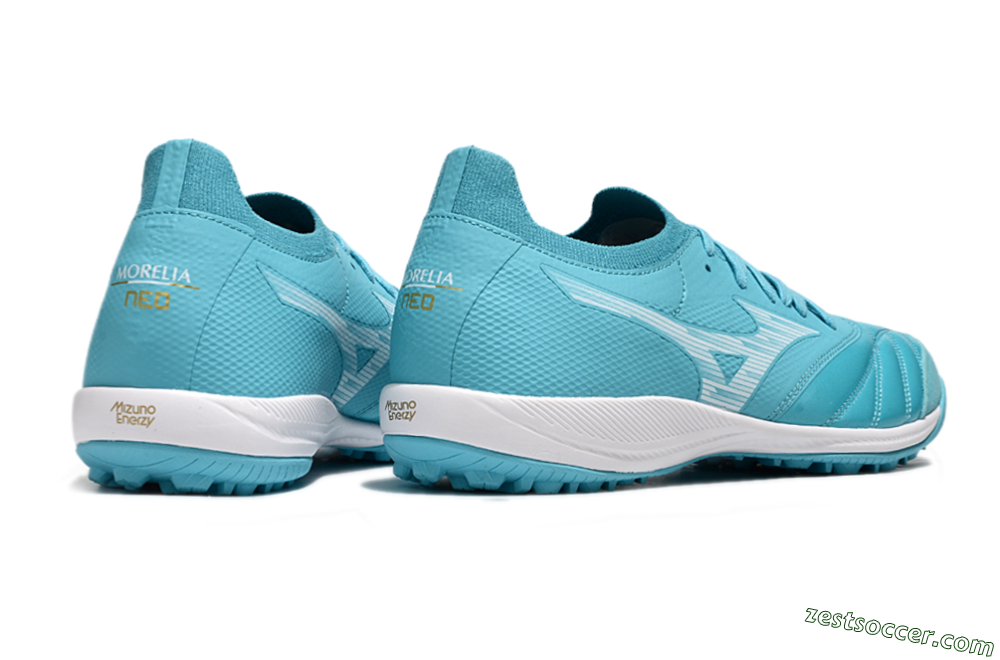 Mizuno Morelia Neo Sala M8 TF Low-Tops Soccer Shoes - Jade/White 6