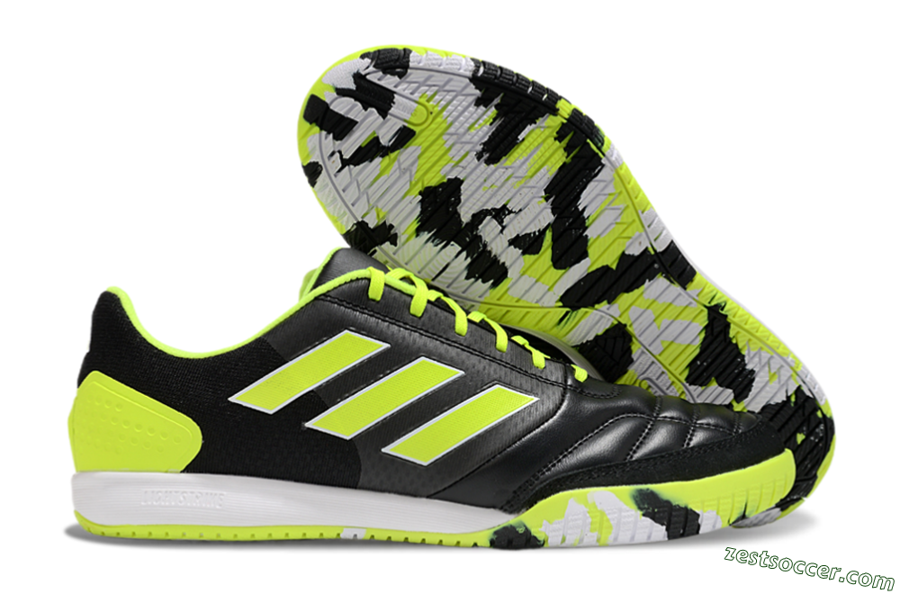 Adidas Top Sala Competition IC Low-Tops Soccer Shoes - Black/Yellow/White 0