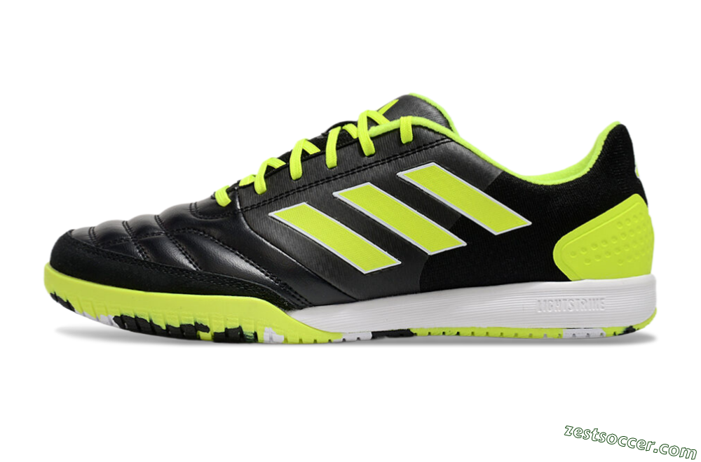 Adidas Top Sala Competition IC Low-Tops Soccer Shoes - Black/Yellow/White 2