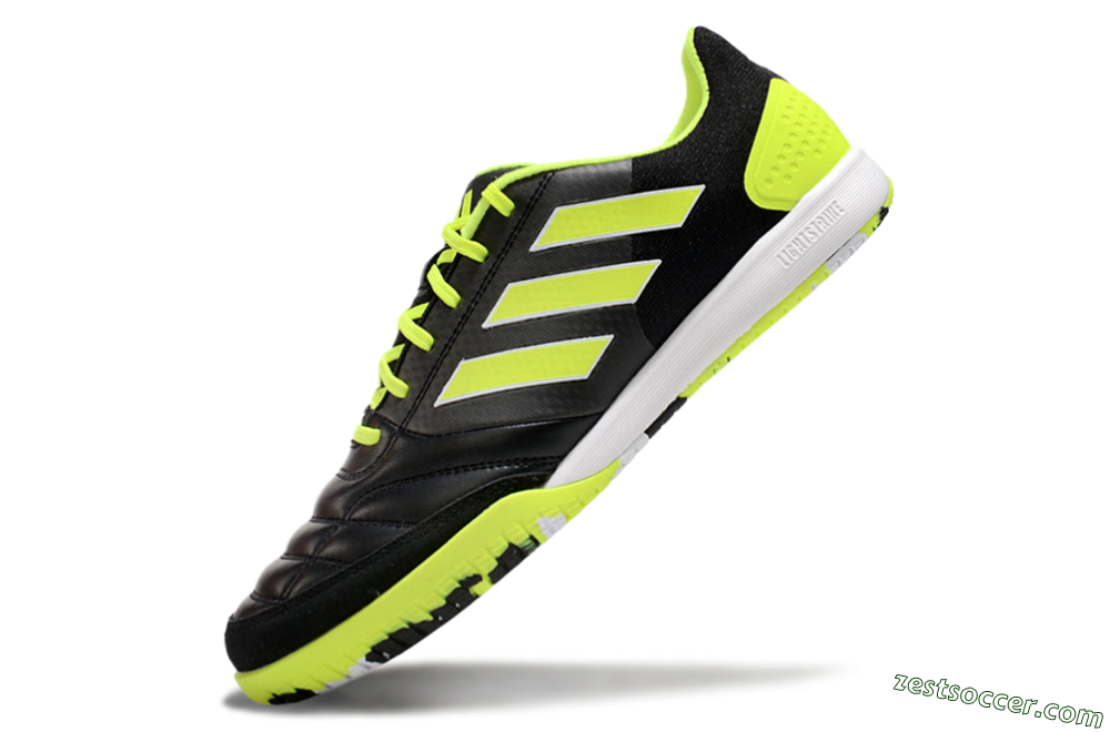 Adidas Top Sala Competition IC Low-Tops Soccer Shoes - Black/Yellow/White 5