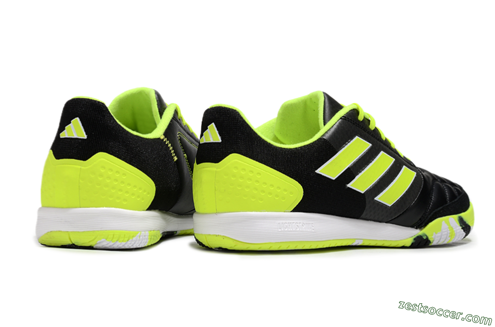 Adidas Top Sala Competition IC Low-Tops Soccer Shoes - Black/Yellow/White 6