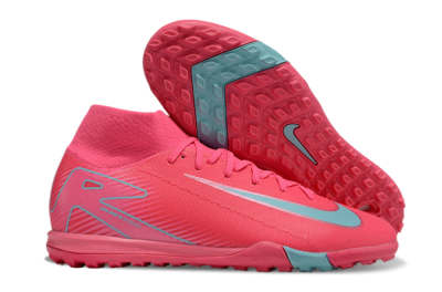 Nike Air Zoom Mercurial Superfly 10 Elite TF High-Tops Soccer Shoes - Red/Jade/White