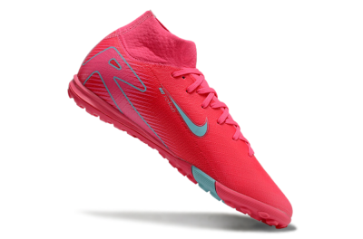Nike Air Zoom Mercurial Superfly 10 Elite TF High-Tops Soccer Shoes - Red/Jade/White