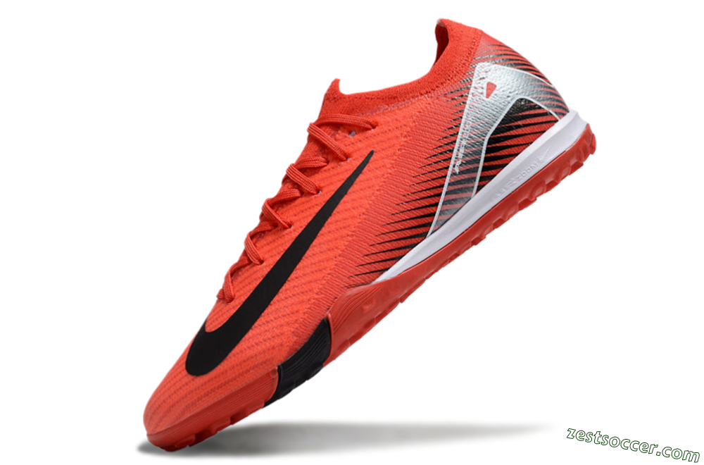 Nike Air Zoom Mercurial Vapor 16 Elite TF Low-Tops Soccer Shoes - Red/Black/White 5