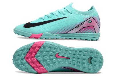 Nike Air Zoom Mercurial Vapor 16 Elite TF Low-Tops Soccer Shoes - Green/Pink/Black