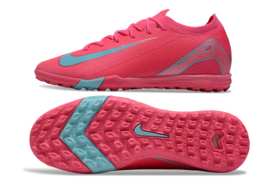 Nike Air Zoom Mercurial Vapor 16 Elite TF Low-Tops Soccer Shoes - Pink/Jade/White