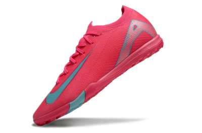 Nike Air Zoom Mercurial Vapor 16 Elite TF Low-Tops Soccer Shoes - Pink/Jade/White