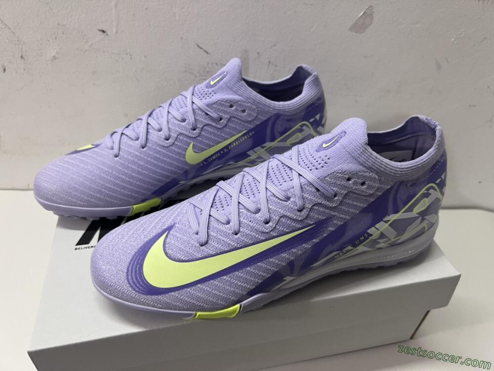 Nike Air Zoom Mercurial Vapor 16 Elite TF Low-Tops Soccer Shoes - Purple/Yellow/White