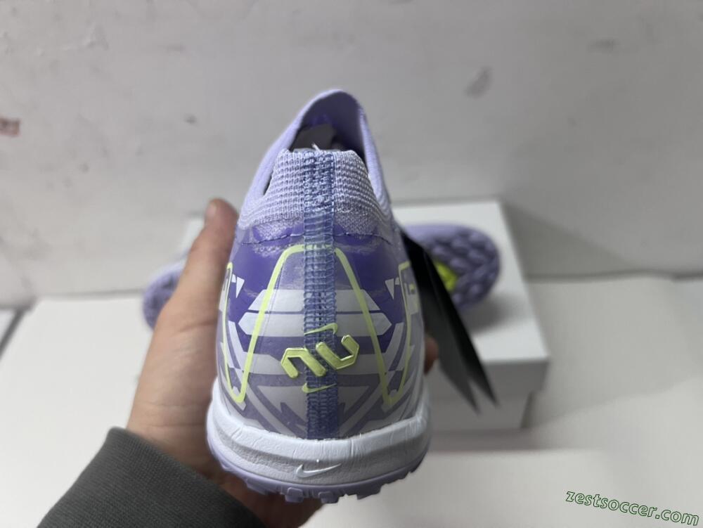 Nike Air Zoom Mercurial Vapor 16 Elite TF Low-Tops Soccer Shoes - Purple/Yellow/White