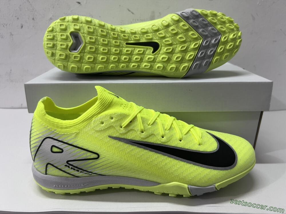 Nike Air Zoom Mercurial Vapor 16 Elite TF Low-Tops Soccer Shoes - Yellow/Black/White