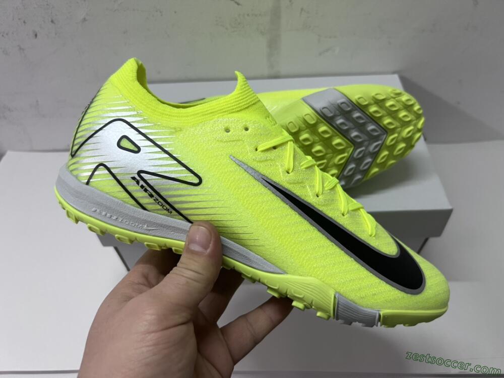 Nike Air Zoom Mercurial Vapor 16 Elite TF Low-Tops Soccer Shoes - Yellow/Black/White