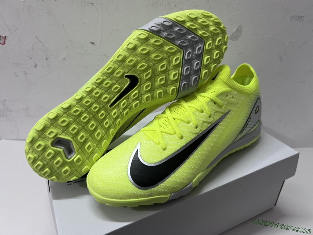 Nike Air Zoom Mercurial Vapor 16 Elite TF Low-Tops Soccer Shoes - Yellow/Black/White