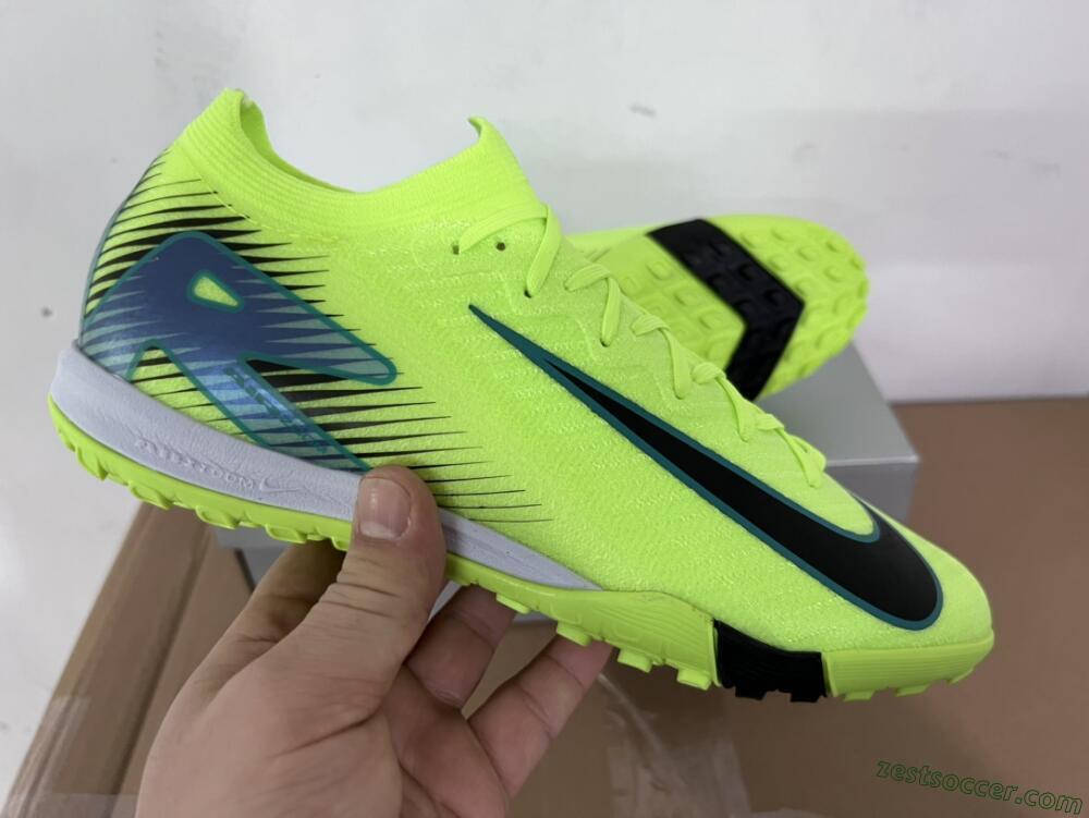 Nike Air Zoom Mercurial Vapor 16 Elite TF Low-Tops Soccer Shoes - Yellow/Black/Blue