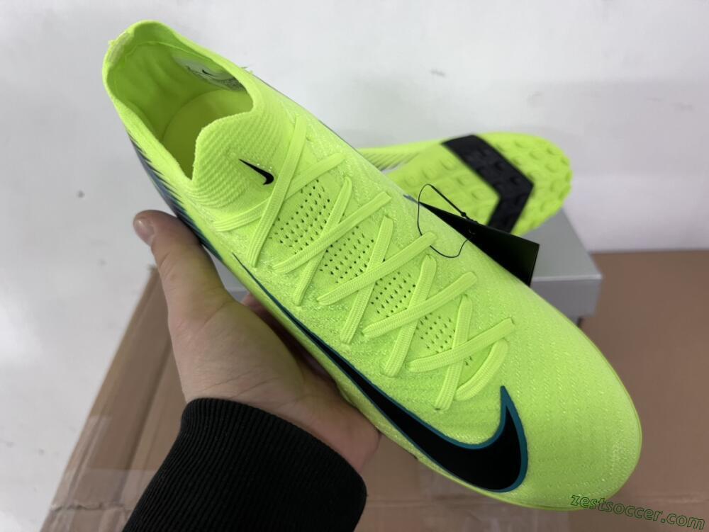 Nike Air Zoom Mercurial Vapor 16 Elite TF Low-Tops Soccer Shoes - Yellow/Black/Blue