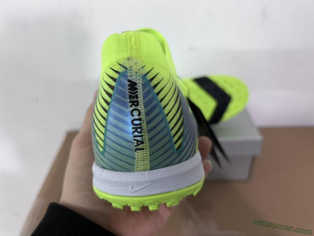 Nike Air Zoom Mercurial Vapor 16 Elite TF Low-Tops Soccer Shoes - Yellow/Black/Blue