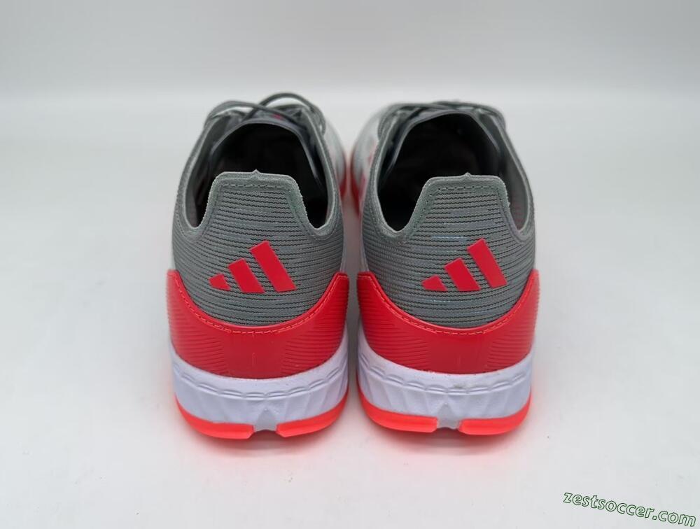 Adidas F50 Pro TF Low-Tops Soccer Shoes - White/Silver/Red