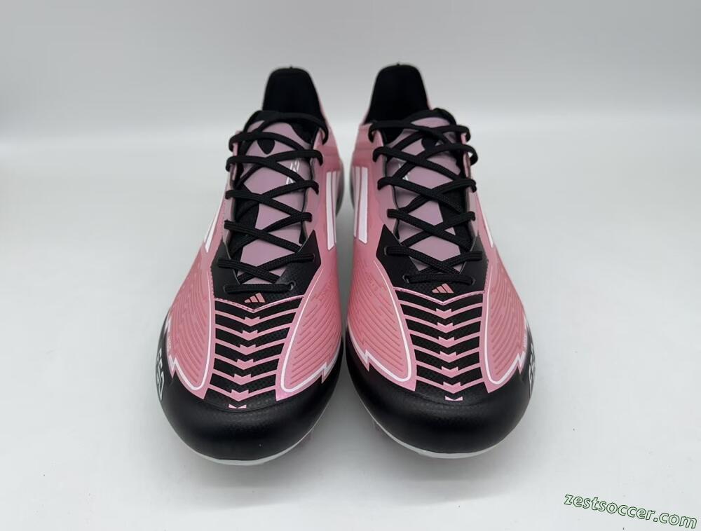 Messi x Adidas F50 Elite FG Low-Tops Soccer Cleats - Pink/Black/White