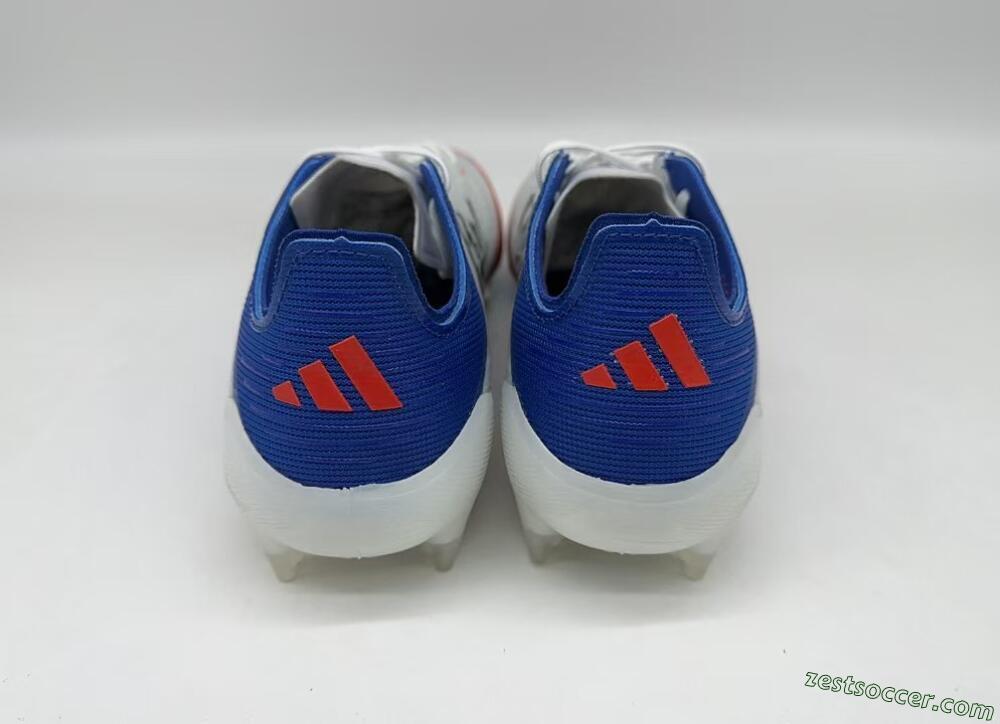 Adidas F50 Elite FG Low-Tops Soccer Cleats - White/Red/Blue