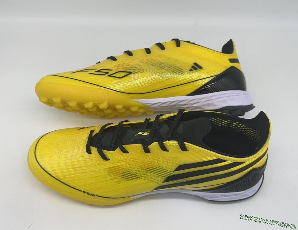 Adidas F50 Pro TF Low-Tops Soccer Shoes - Yellow/Black/White