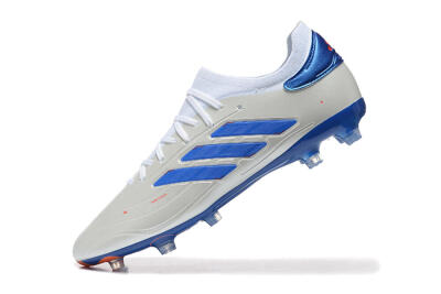 Adidas Copa Pure 2 FG Low-Tops Soccer Cleats - Silver/Blue/Red