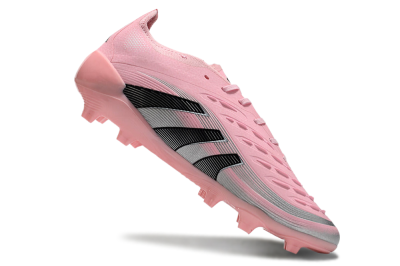 Adidas Predator Elite 25 FG Low-Tops Soccer Cleats - Pink/Black/Silver