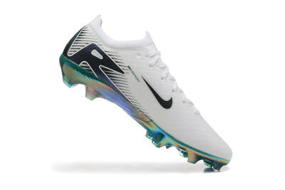 Nike Air Zoom Mercurial Vapor 16 Elite FG Low-Tops Soccer Cleats - White/Black/Gold