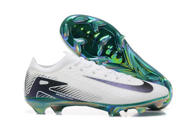 Nike Air Zoom Mercurial Vapor 16 Elite FG Low-Tops Soccer Cleats - White/Black/Gold
