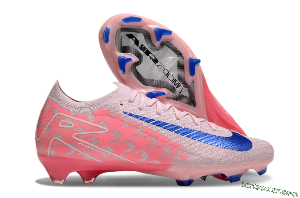 Nike Air Zoom Mercurial Superfly 16 Elite FG Low-Tops Soccer Cleats - Pink/Blue/Red 0
