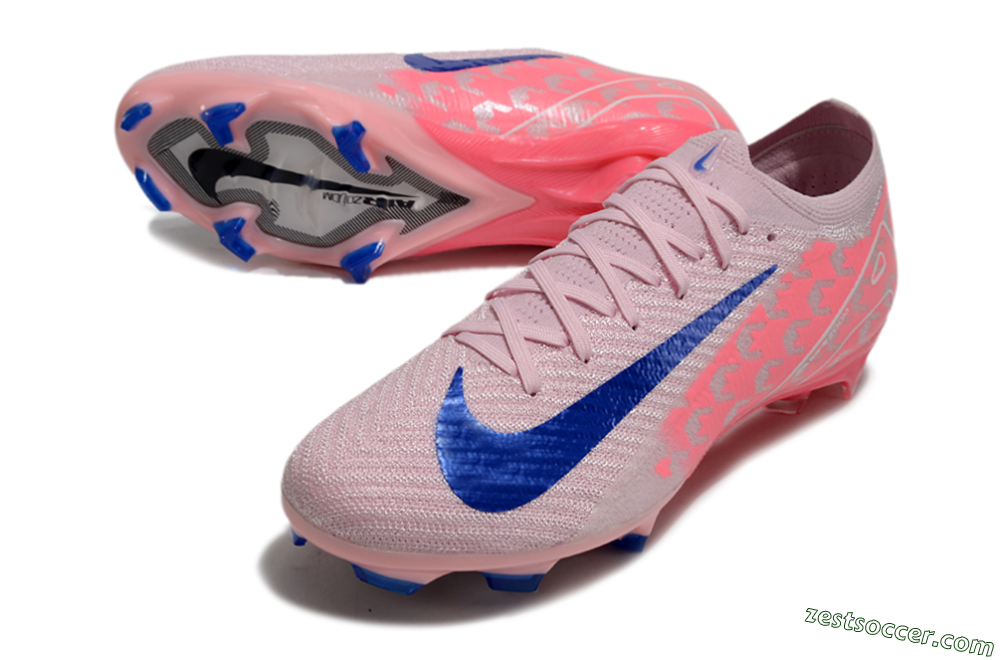 Nike Air Zoom Mercurial Superfly 16 Elite FG Low-Tops Soccer Cleats - Pink/Blue/Red 3